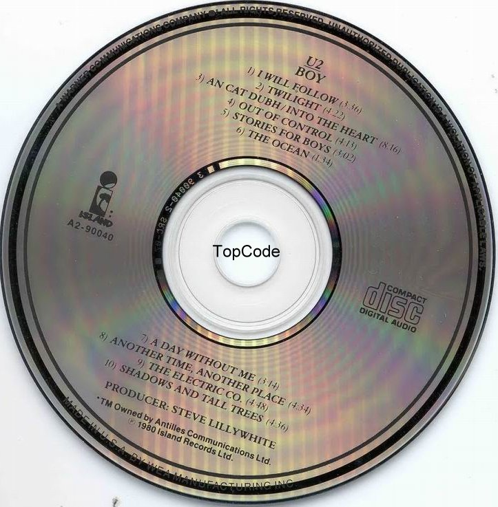 U2  Boy cd